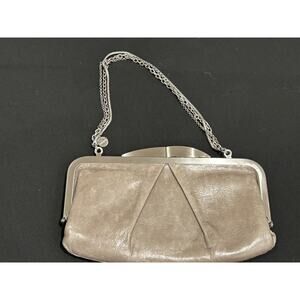 Hobo International Hayley Handbag/Clutch EUC Metallic Tan